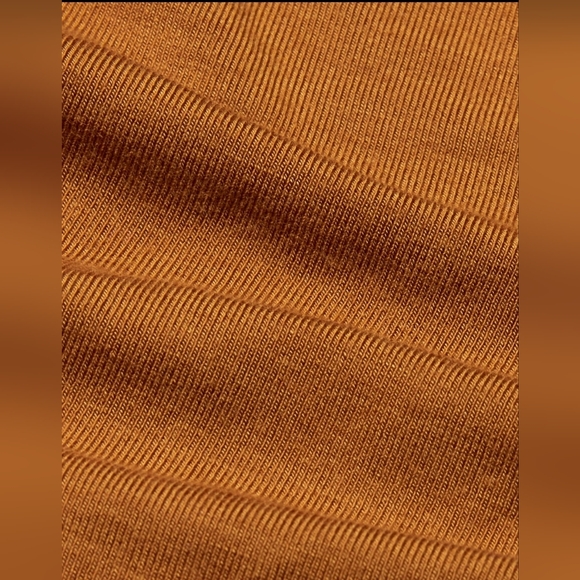 Aritzia Wilfred Lydia Ruched Dress Square-neck Long Sleeve Mini Soft Jersey Sz M - Picture 3 of 3